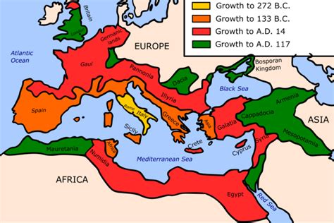 Growth and expansion of Rome .